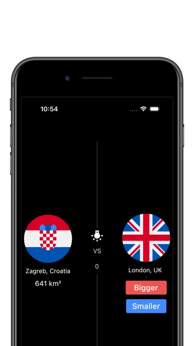 Higher or Lower : Country Area Screenshots