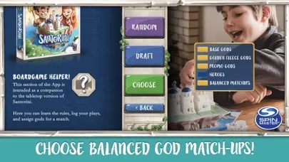 Zrzuty ekranu Santorini Board Game Companion