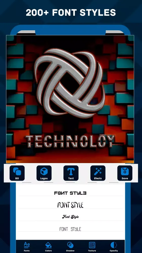 3D Logo Maker - Graphic Design Screenshots
