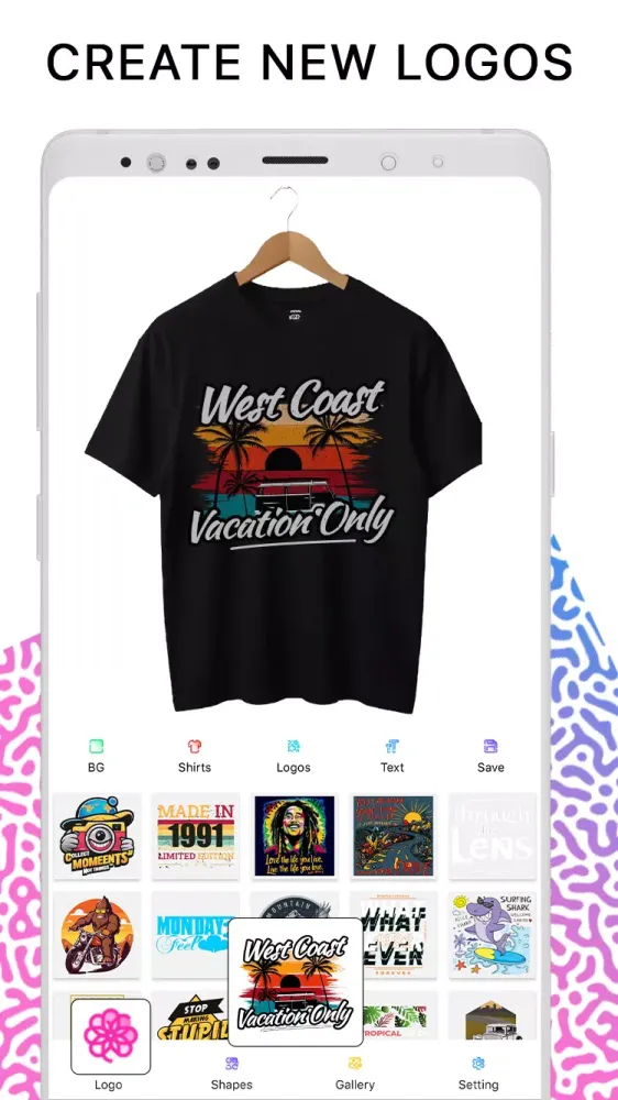 Capturas de pantalla de T-Shirt Designer - Clothing
