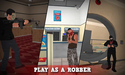 Justice Rivals 3 Cops&Robbers Ekran Görüntüleri