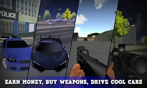 Justice Rivals 3 Cops&Robbers Ekran Görüntüleri