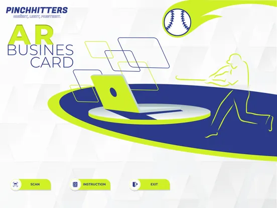 Ảnh chụp màn hình của AR Business Card iPad 