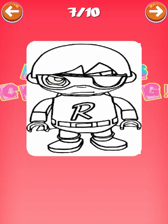 Ryan Rhymes Coloring iPad  Screenshots