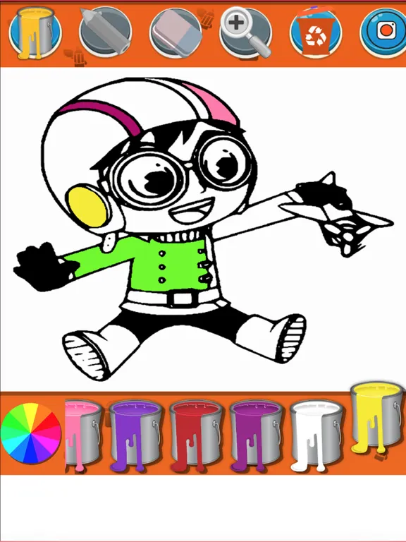 Ryan Rhymes Coloring iPad  Screenshots