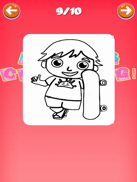 Ryan Rhymes Coloring iPad  Screenshots
