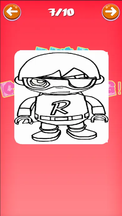 Ryan Rhymes Coloring Screenshots