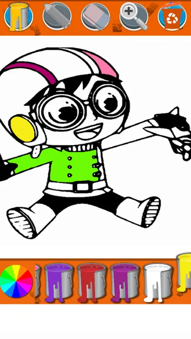 Ryan Rhymes Coloring Screenshots