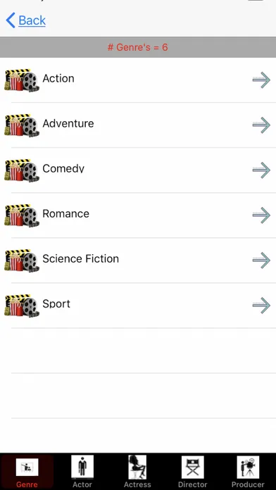 Zrzuty ekranu Movie Collector