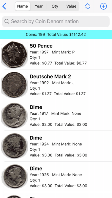 My Valuable Coin Collection Screenshots