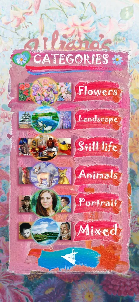 Ảnh chụp màn hình của Uliana's Art Game
