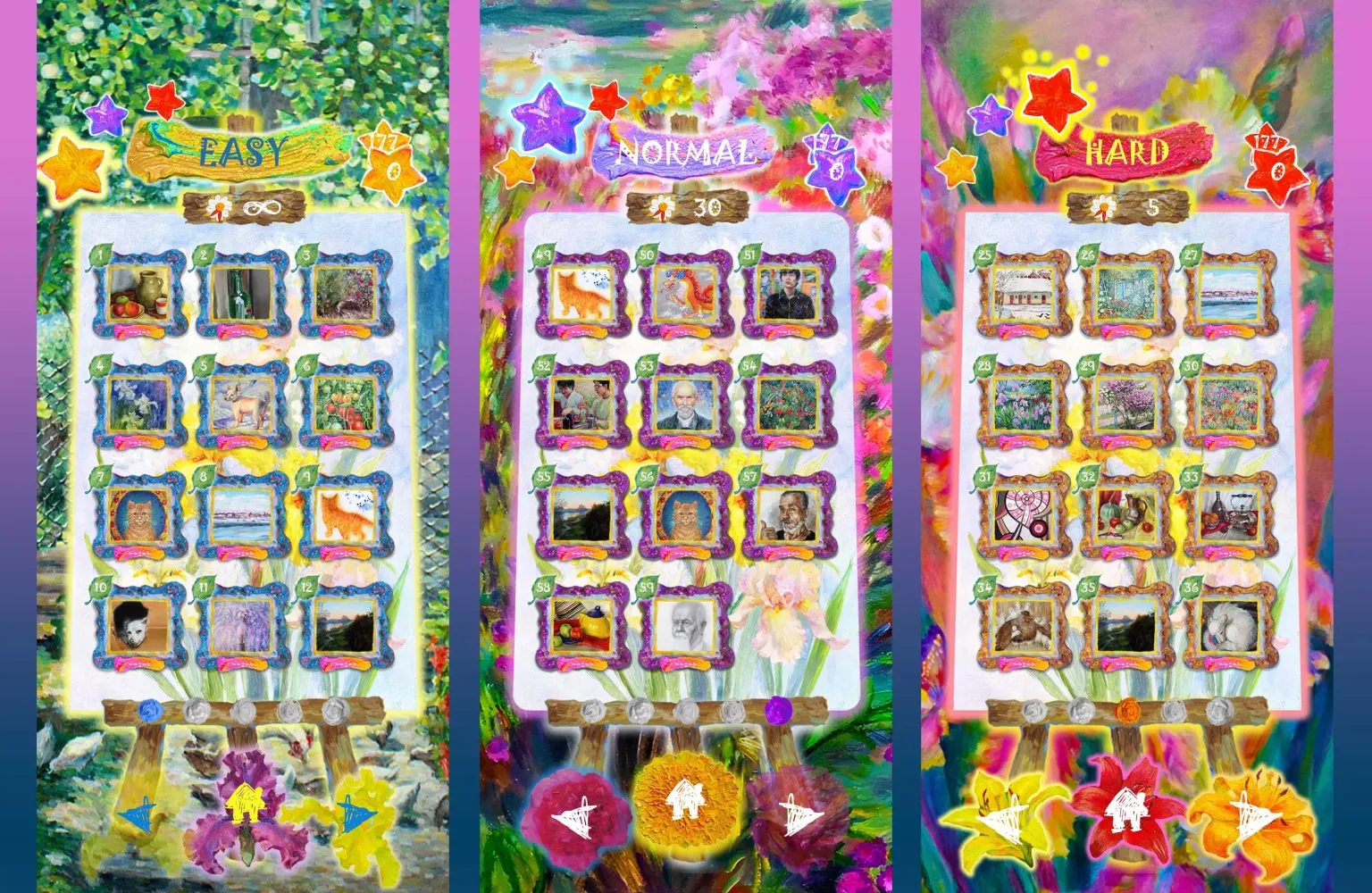 Ảnh chụp màn hình của Uliana's Art Game