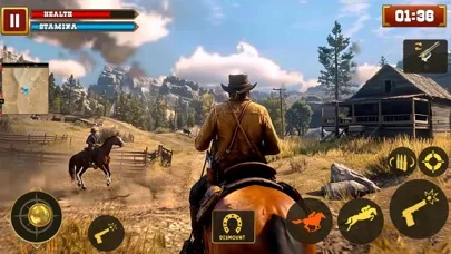 Rider Cowboy Shooting Survival سکرین شاٹس