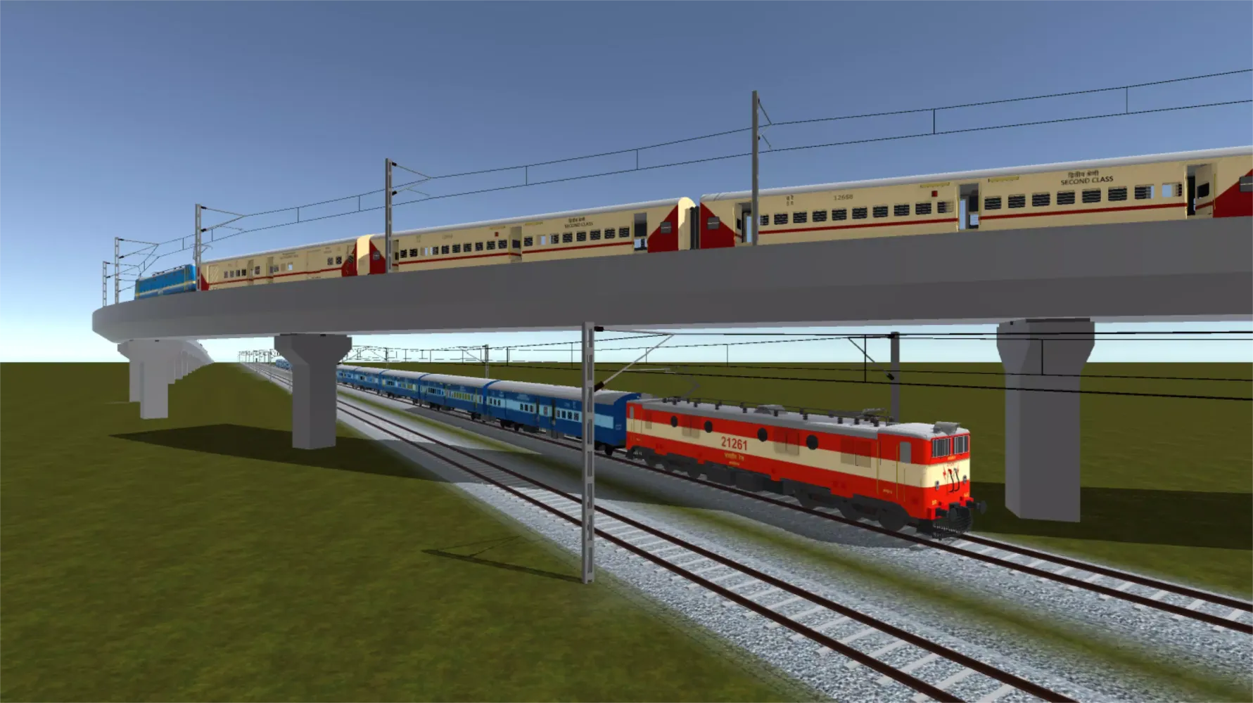 Скриншоты Indian Train Crossing 3D