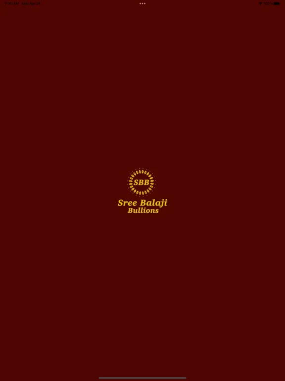 Ảnh chụp màn hình của Sree Balaji Bullions iPad 