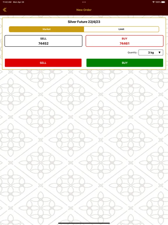 Ảnh chụp màn hình của Sree Balaji Bullions iPad 