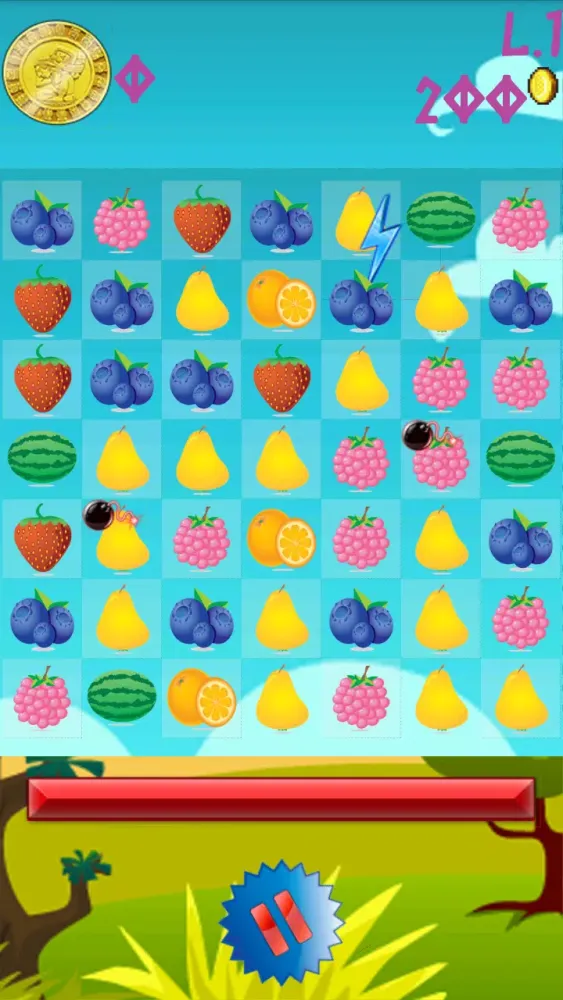 Capturas de pantalla de candy fruit