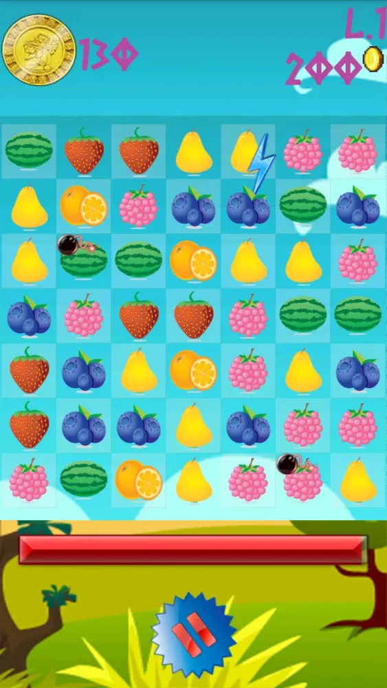 Capturas de pantalla de candy fruit