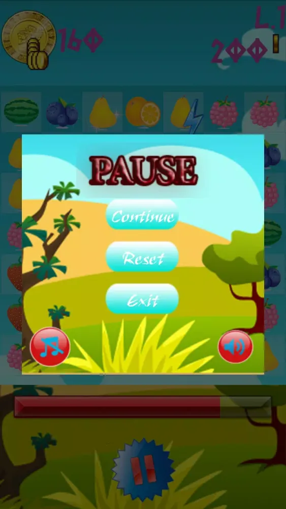 Capturas de pantalla de candy fruit