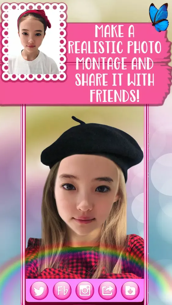 Cute Hairstyles for Girls – Hair Changer App Screenshots