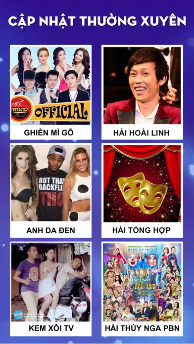 Captures d'écran de Hài Kịch Việt - Xem video hài, clip hài, phim hài