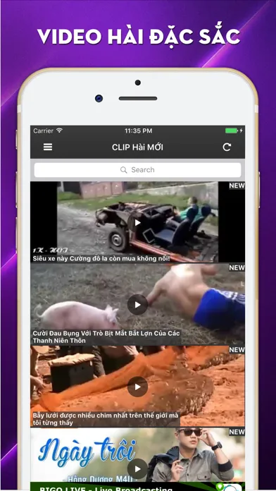 Captures d'écran de Hài Kịch Việt - Xem video hài, clip hài, phim hài