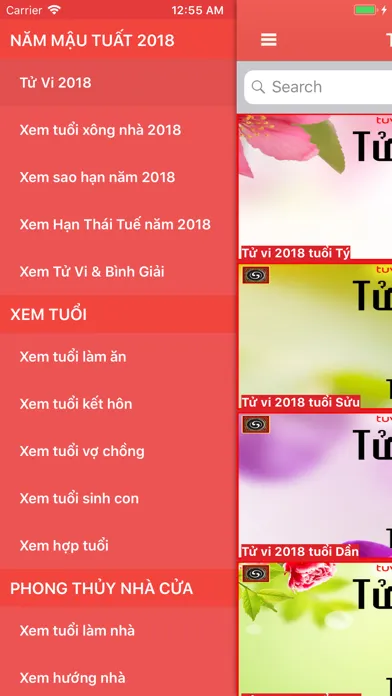 Tử Vi 2018 -Xem bói,phong thuỷ স্ক্রিনশট