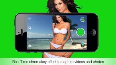 Captures d'écran de Chromakey Camera - Real Time Green Screen Effect to capture Videos and Photos