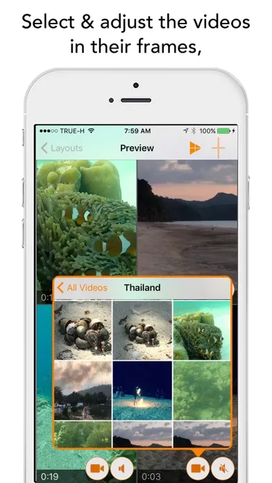 Capturas de pantalla de Split Screen Videos