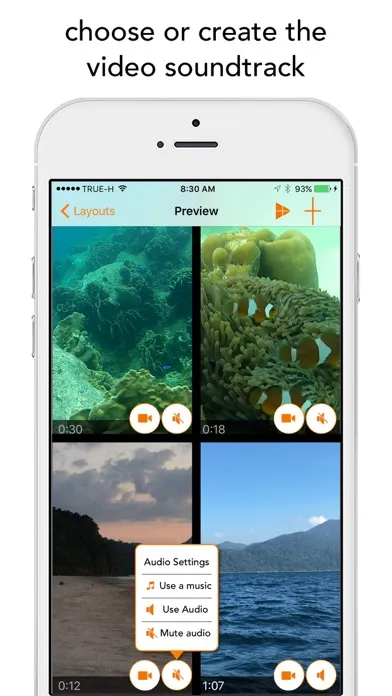 Capturas de pantalla de Split Screen Videos