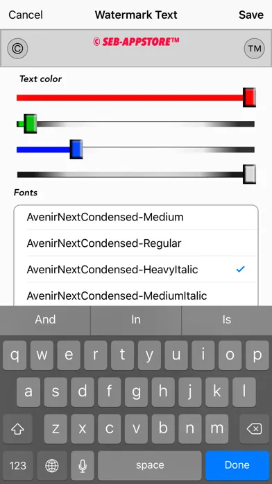 WaterMark Screenshots