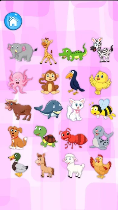 Animals and fun colors スクリーンショット