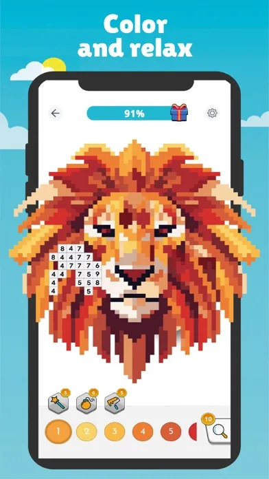 ภาพหน้าจอของ So Pixel Art : Color By Number