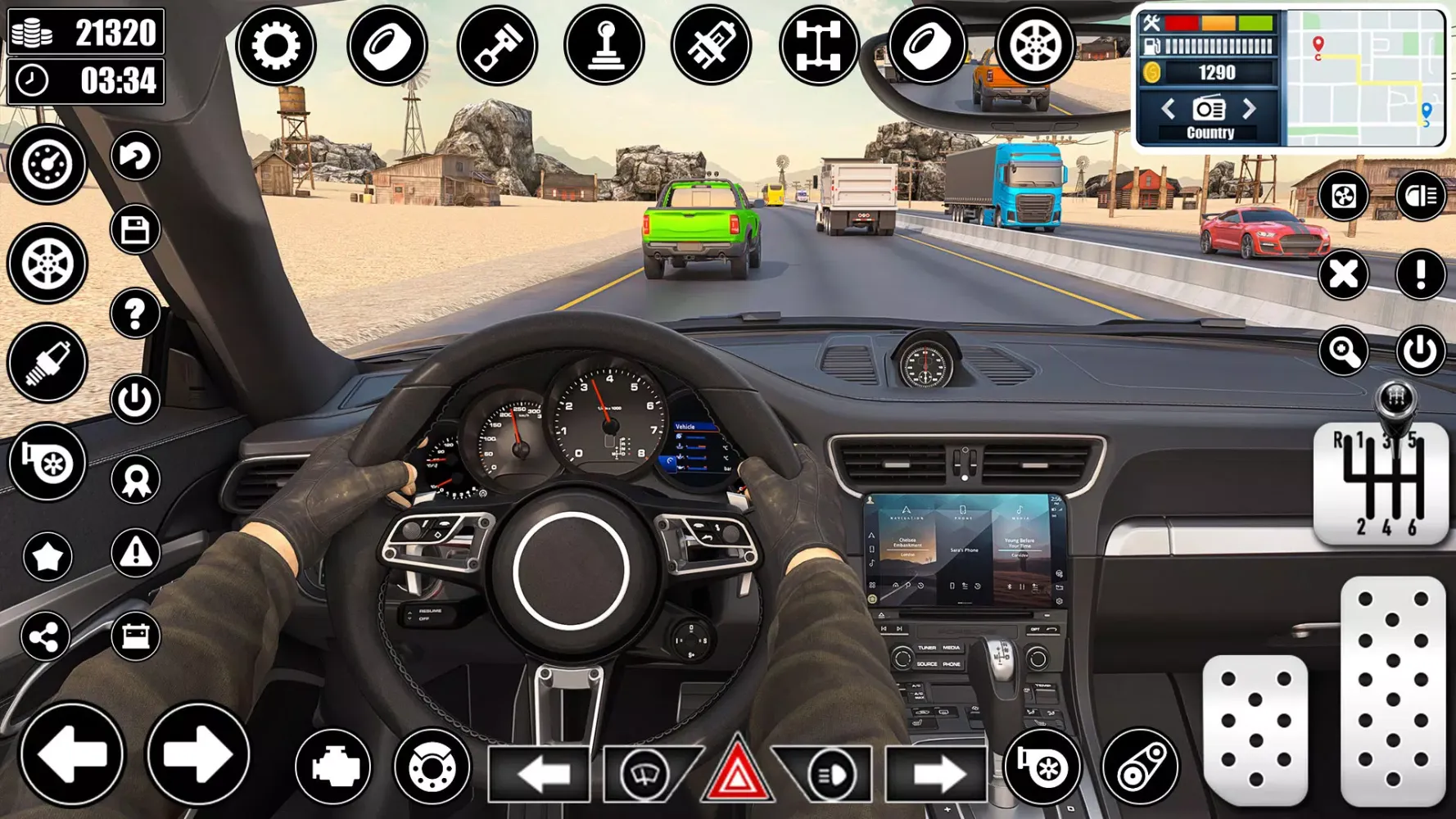 Zrzuty ekranu Car Driving School Car Games 2