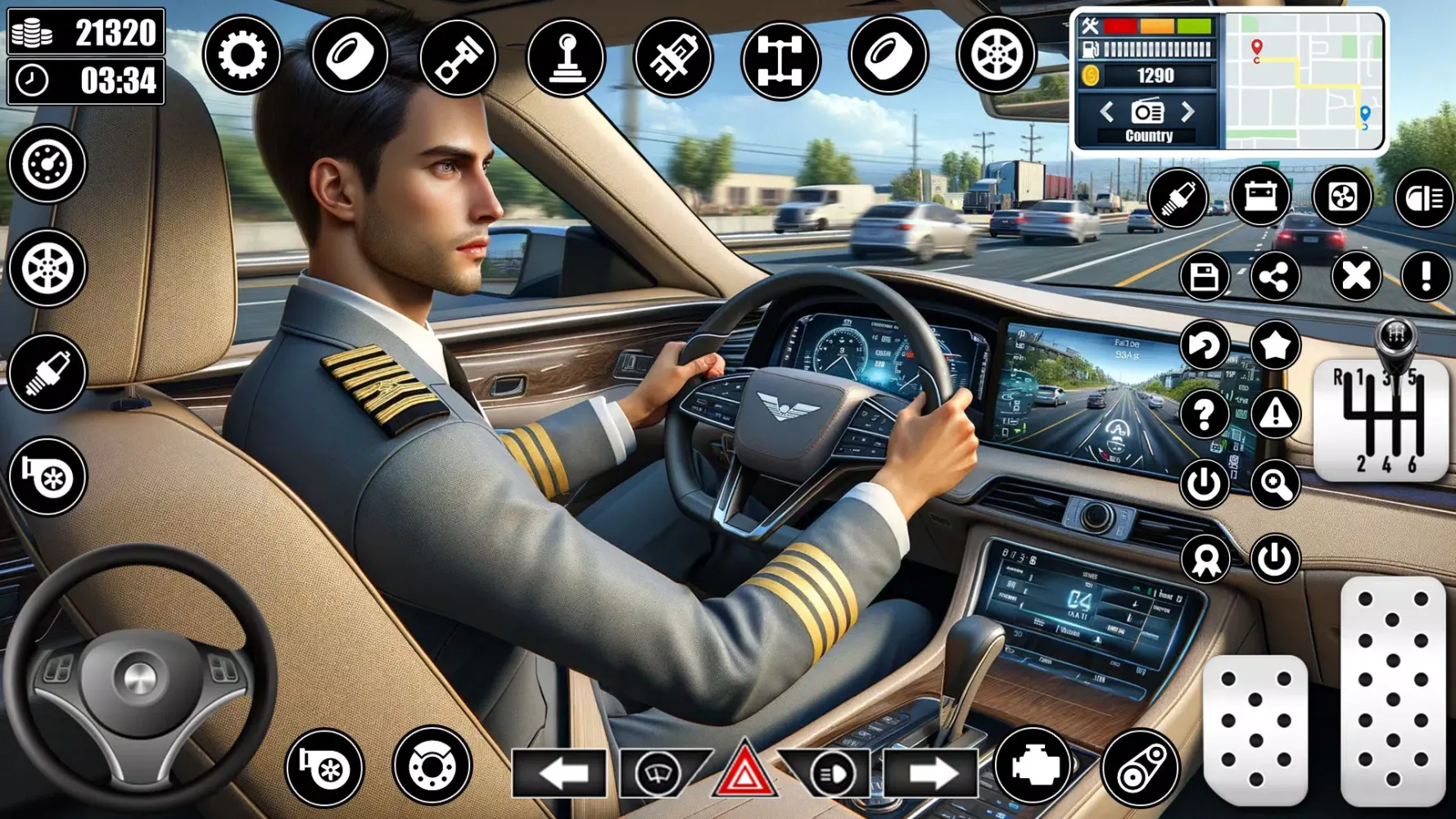 Zrzuty ekranu Car Driving School Car Games 2