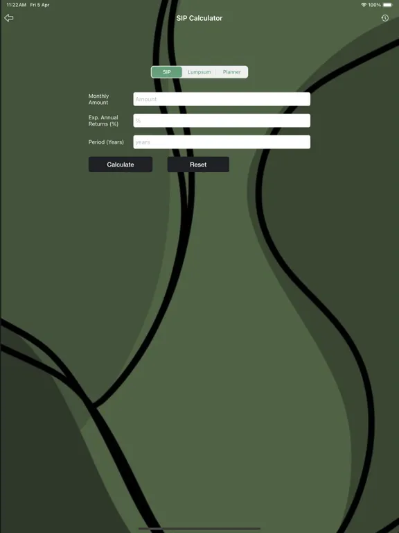 Investment Tracker - SIP iPad Screenshots