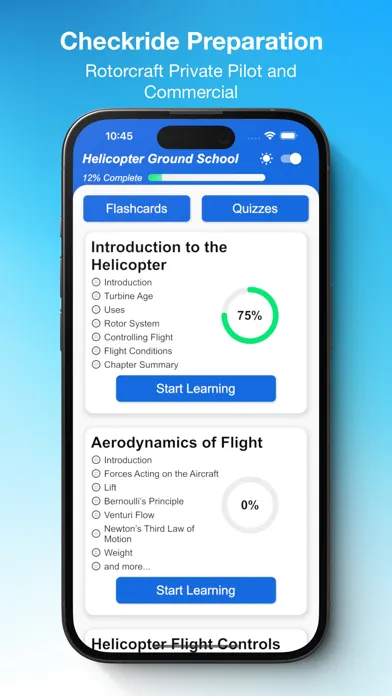 ภาพหน้าจอของ Helicopter Ground School