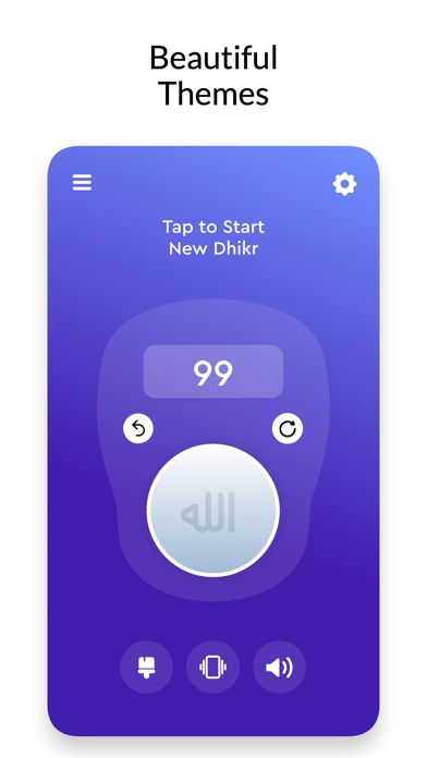 Capturas de tela do Tasbih Counter: Dhikr App Pro