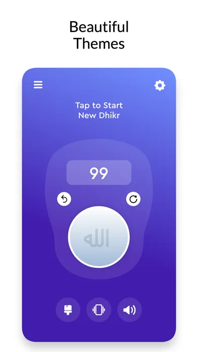 Ảnh chụp màn hình của Tasbih Counter: Dhikr App Pro