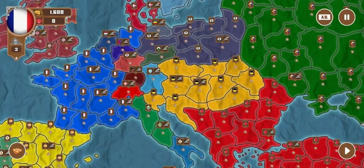 World conquest: Europe 1812 Ekran Görüntüleri