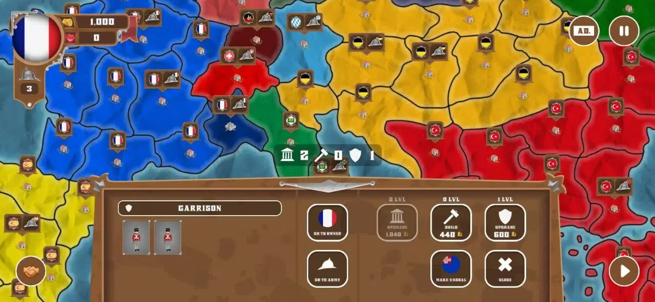 World conquest: Europe 1812 Ekran Görüntüleri