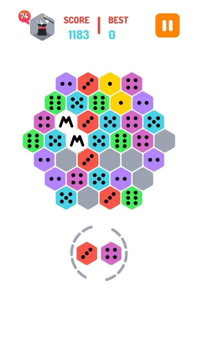 Capturas de pantalla de DomiMerge: Hexa Puzzle