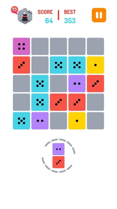 Capturas de pantalla de DomiMerge: Hexa Puzzle