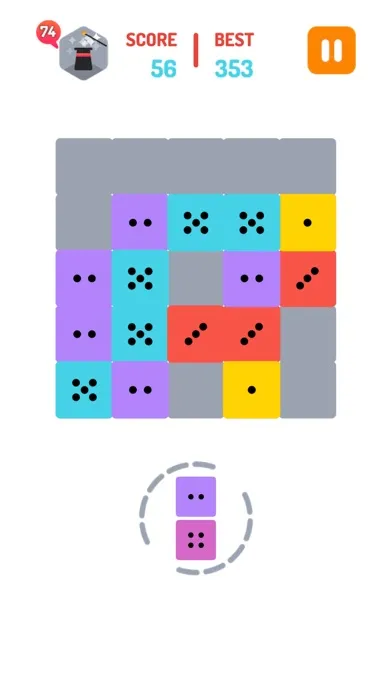 Capturas de pantalla de DomiMerge: Hexa Puzzle