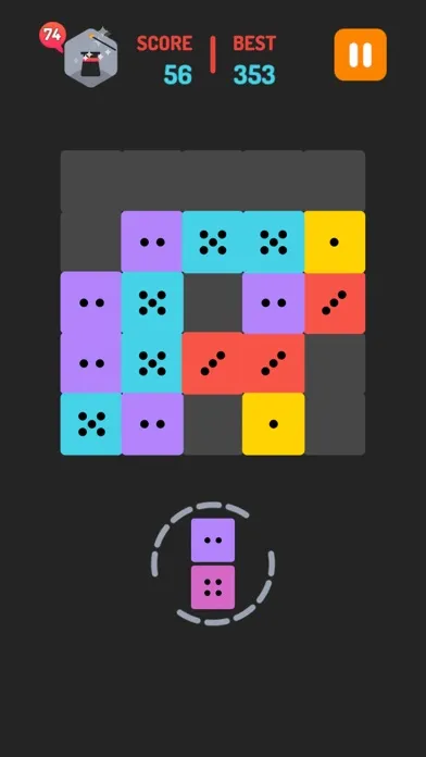 Capturas de pantalla de DomiMerge: Hexa Puzzle