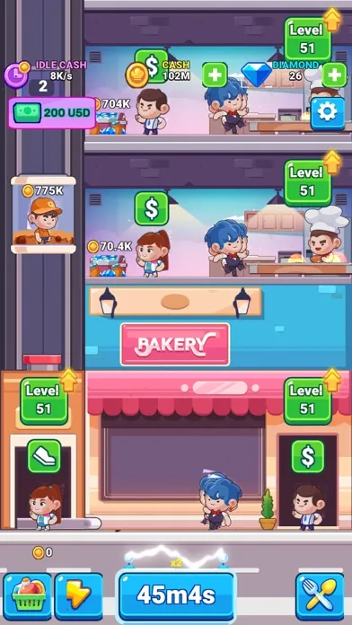 Idle Canteen Tycoon: Idle Food 스크린샷
