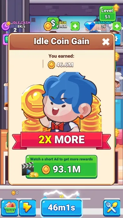 Idle Canteen Tycoon: Idle Food 스크린샷