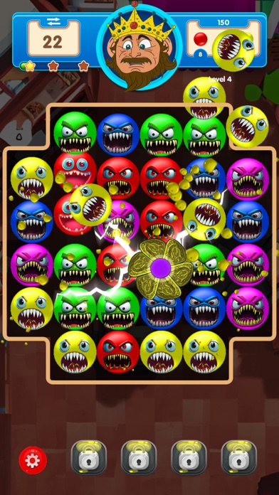 POP Germs: Match 3 Puzzle应用截图