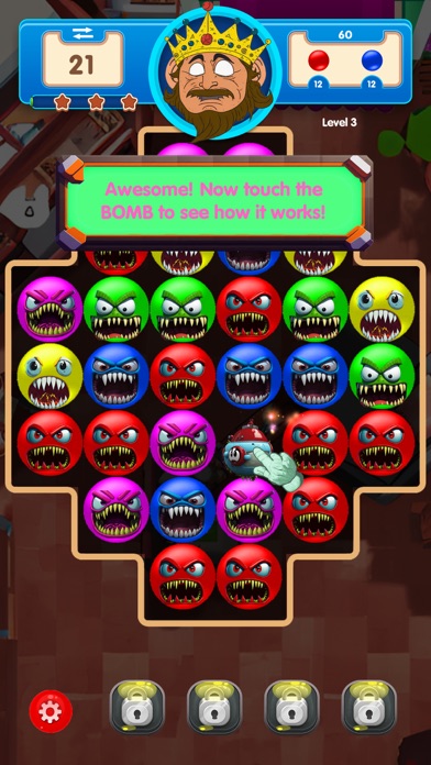 POP Germs: Match 3 Puzzle应用截图