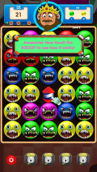 POP Germs: Match 3 Puzzle应用截图